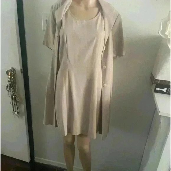 Jessica two piece office party cocktail dress and blazer dress suit  size 7 - Picture 4 of 6
